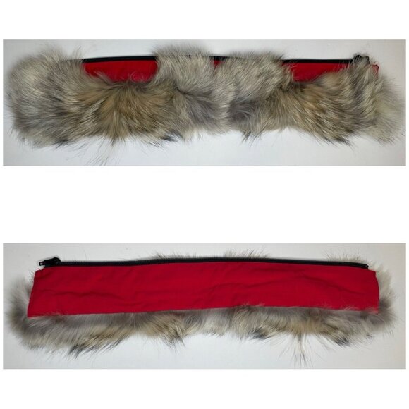 coyote fur trim replacement Red authentic collar XS NWOT,All Products : American Fashion Style Bags On Sale